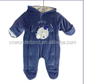 Quần Áo Trẻ Em Mùa Đông Mới Đến Sơ Sinh Độn Áo Màu Xanh Snowsuits Skiwear Bé Mùa Đông Quần Áo Trẻ