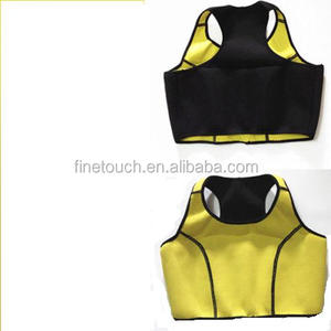 New women's neoprene Yoga fitness Jogger vest body shaper slimming tank top