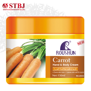 Roushun – crème éclaircissante pour le visage et le corps, 150ml, lait de papaye, carotte au miel - Product Image 3