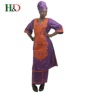 H & D factory price Tradition models New African dresses lace dress African clothes <span class=keywords><strong>Bazin</strong></span> Riche <span class=keywords><strong>Getzner</strong></span> - Product Image 5