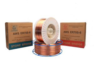 Fil de soudure en cuivre 0.8mm 1.0mm 1.2mm CO2 mig pour fil de soudage en cuivre ER70S-6, prix chine - Product Image 2