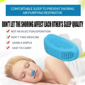 Siliconen Stop Snurken Luchtreiniger Filter Anti Snurken neus Dilators Apneu Aid Anti Snurken Apparaat