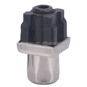 Insertion de tubes carrés de 40mm, 4 pièces, pied réglable <span class=keywords><strong>pour</strong></span> réfrigérateur ou table de travail - Product Image 1