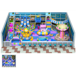 Aire de jeu Happy zone pour enfants, en bois, équipement d'intérieur, terrain de jeux utilisé, diapositives, 1 pièce - Product Image 5