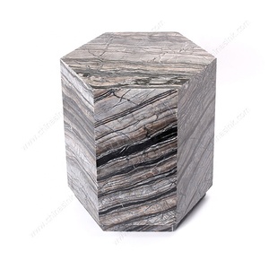 Mesa de exhibición de mármol elegante mesas laterales mesitas de noche para Proyecto de muebles para el hogar - Product Image 1