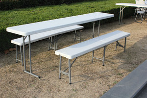 <span class=keywords><strong>Table</strong></span> de réunion rectangulaire pliable de <span class=keywords><strong>haute</strong></span> qualité de 8 pieds avec 8 places - Product Image 2