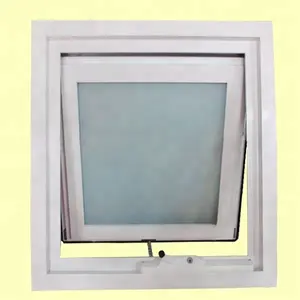 Factory Price Hot Sale Aluminium Small Toilet Bathroom Window Double Glazed Awning Window Top Hung Window