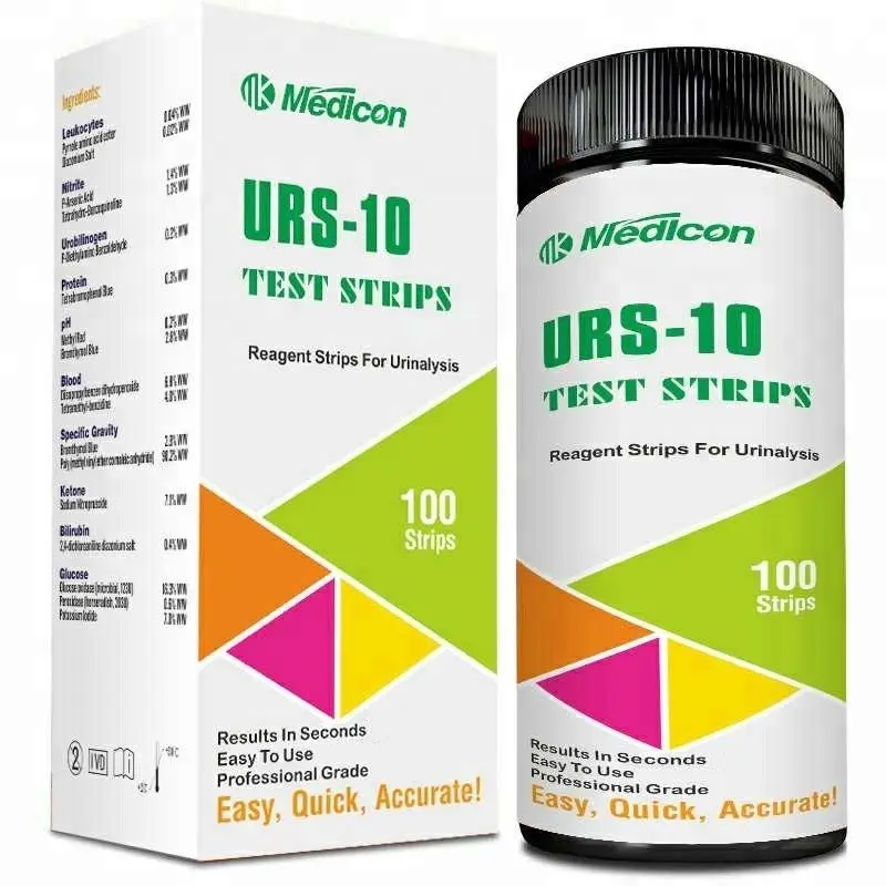 Reagente urine strisce per il test 10 parametro per analizzatore di urine
