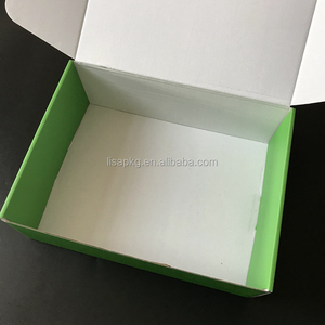 Boîte d'emballage personnalisée en carton ondulé vert, 1 pièce, bon marché, boîtes mobiles - Product Image 5