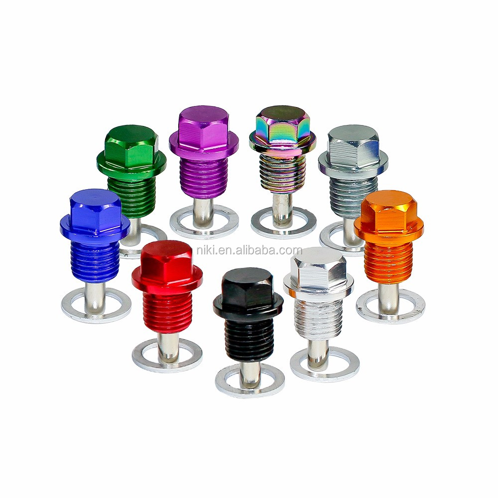 Protege Tu Motor: Tapón De Drenaje Magnético Universal M14 X 1.5 – Aluminio Anodizado (recoge Partículas)