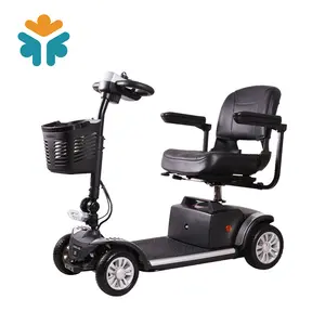 Có thể gập lại người khuyết tật di động xe tay ga khuyết tật 4 bánh xe điện xe tay ga dành cho người lớn