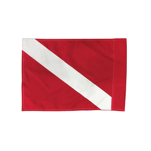 Fabricante de fábrica de rojo y blanco tamaño diferente internacional de <span class=keywords><strong>buceo</strong></span> señal bandera - Product Image 2