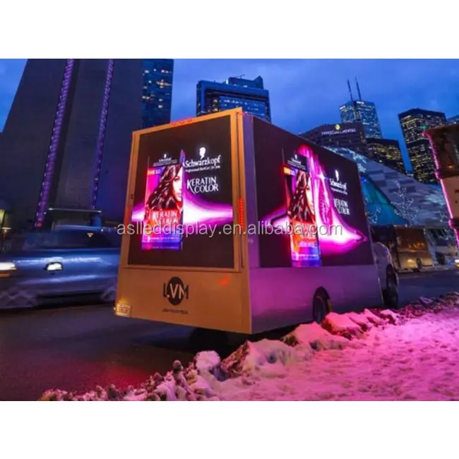 Mobilen Lkw/Anhänger/Auto Moving Werbung Led-anzeige Für Verkauf