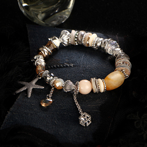 Color Starfish pulseras <span class=keywords><strong>Bohemia</strong></span> pulseras de <span class=keywords><strong>cristal</strong></span> para las mujeres - Product Image 2
