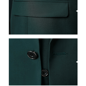 3 pezzi Slim Fit Army Green Men Suit Party Prom smoking <span class=keywords><strong>uomo</strong></span> Casual <span class=keywords><strong>abiti</strong></span> quotidiani abito da sposa - Product Image 6