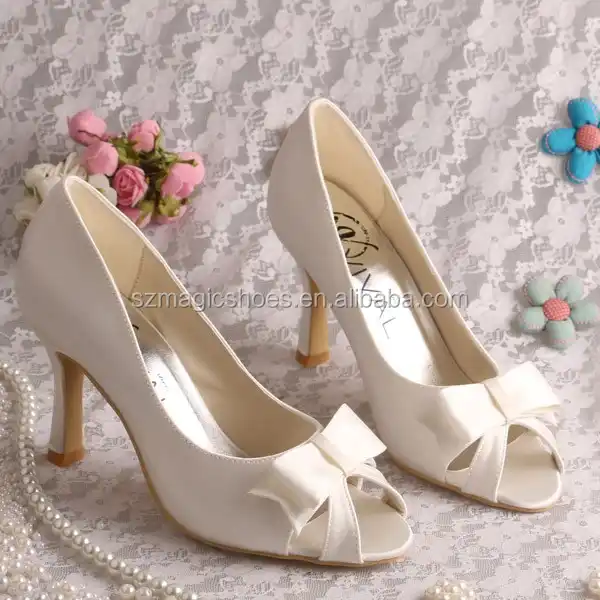 Chic Trendy Fairy Butterfly White Wedding Shoes Bride Shoes Pumps High Heels  | eBay