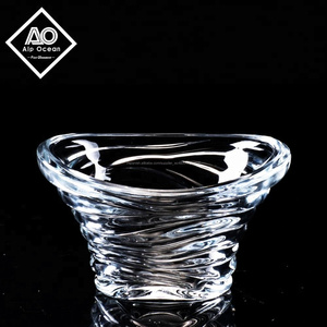 ALP océano 25 cm alta calidad "bambú" Diseño tazón de frutas de vidrio para uso en <span class=keywords><strong>el</strong></span> hogar y <span class=keywords><strong>el</strong></span> <span class=keywords><strong>hotel</strong></span> - Product Image 1
