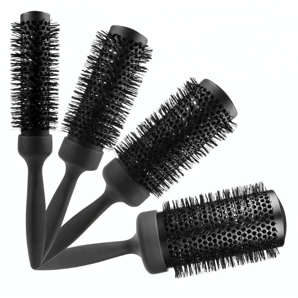 PrivateラベルHang Hole Design Ceramic Hair Comb Brush