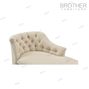 Nouveau design beige, ensemble de canapés de mariage incurvés, canapé lounge moderne en velours, canapé chaise longue pour salon - Product Image 2