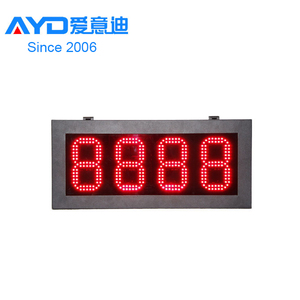 8888 сочетание железа шкаф чистый зеленый АЗС LED цена Changers электронные 7 сегментов светодиодный дисплей - Product Image 6