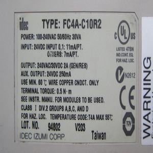 Controlador programable de FC4A-C10R2 PLC Original, <span class=keywords><strong>FC5A</strong></span>-C10R2 - Product Image 6