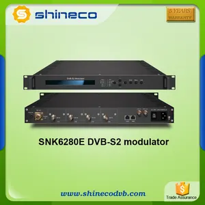 Sistema de transmisión Digital DSNG, banda completa, DVB-S2, modulador de RF HD para BUC