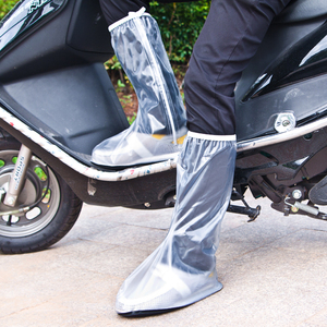 Cubrezapatos <span class=keywords><strong>de</strong></span> <span class=keywords><strong>Lluvia</strong></span> <span class=keywords><strong>de</strong></span> Plástico Duraderos y Antideslizantes <span class=keywords><strong>para</strong></span> Motocicleta y Ciclismo con Cremallera - Product Image 2