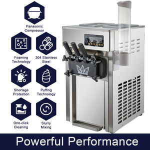 Machine de <span class=keywords><strong>yaourt</strong></span> glacé de fabricant de crème glacée molle PEIXU-168 affichage d'affichage à cristaux liquides de 18L/H - Product Image 2