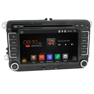 안드로이드 7 인치 터치 스크린 2din 자동차 라디오 자동 스테레오 오디오 Playe 미러 링크 와이파이 GPS BT USB VW