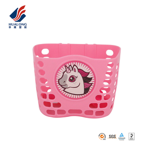 HUALONG pièces de bicyclette de fabrication mini cheval de <span class=keywords><strong>bande</strong></span> <span class=keywords><strong>dessinée</strong></span> autocollant enfants <span class=keywords><strong>vélo</strong></span> panier - Product Image 1