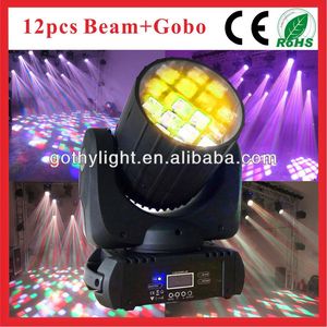 Gobo!!!/12 4in1 pcs cree led lyres/faisceau lumineux - Product Image 1