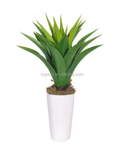 Planta Artificial Decorativa de Agave <span class=keywords><strong>Maguey</strong></span> de Sisal de 41 Pulgadas para Interiores o Exteriores con <span class=keywords><strong>Maceta</strong></span> Negra - Product Image 1