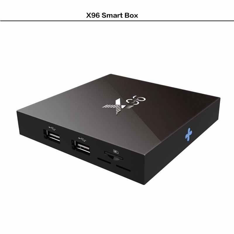 Mini Set Top Box Amlogic S905X 2G 16G Android 6.0 X96 Malvavisco 2.4G 5G Wifi Androide Caja de la TV