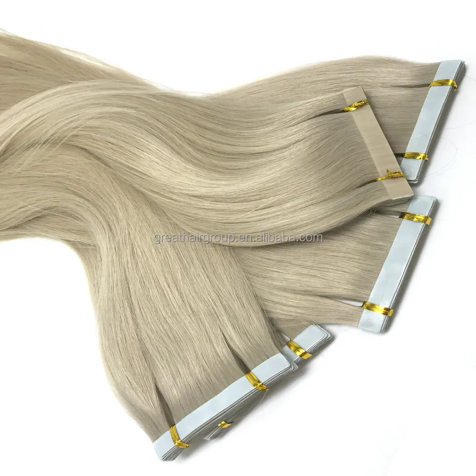 Alibaba Express, оптовая продажа, 100% натуральные человеческие волосы, двухстороннее наращивание волос