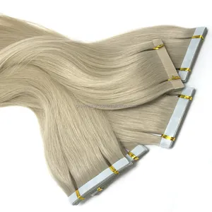 Alibaba Express Wholesale 100% Natural Human Hair Double Sided Tape Hair Extension