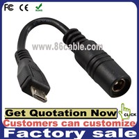 USB auf Typ M Barrel 5V DC-Stromkabel - Stromkabel - USB (Nur Strom) (M) auf DC-Buchse 2,1/2,5mm*5,5mm (M) Schwarz
