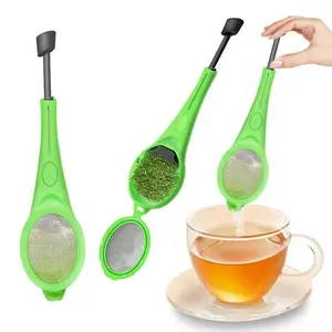 Healthy food grade pp stainer Measure Swirl Steep Stir Press tea infuser bag