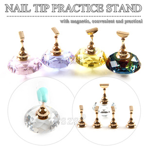TSZS Stock Quantity 5 Cái Nam Châm Cờ Vua Nail Tip Đứng Chủ Nail Art Hình Cầu Pha Lê Hiển Thị - Product Image 2