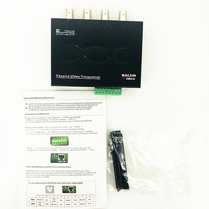 HD pasivo <span class=keywords><strong>4</strong></span> canales CCTV UTP de <span class=keywords><strong>Video</strong></span> BNC <span class=keywords><strong>Balun</strong></span> RJ45 HDCVI CVI TVI AHD