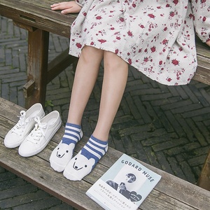 Mùa Hè Mới Nhất Vớ Trong Hộp Đầy Đủ Cotton Sạch Cô Gái Khử Mùi Vớ Mỏng - Product Image 3