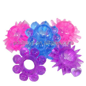 Goedkope Zon En Bloem Plastic Delay Promotie Sex Penis Ring - Product Image 1