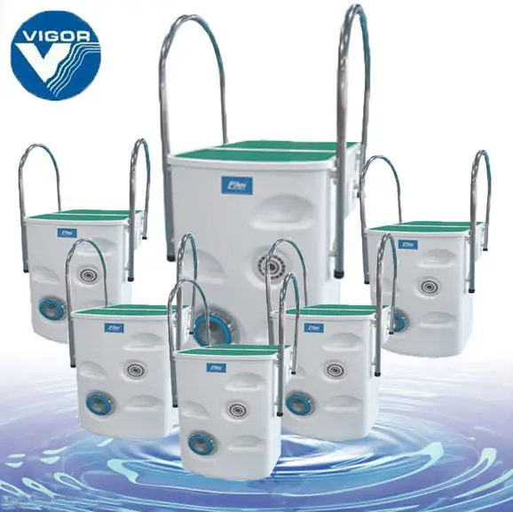 Máquina filtrante multifunción para piscina, filtro integrado de alta calidad, sin pipas