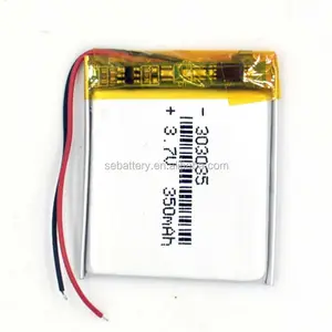 Li-ion Polymer LP303035 350MAh 3.7V Li-polimer Baterai LiPo dengan PCM 3.7V 303035 Baterai Polimer