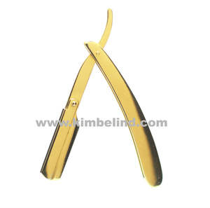 Hoja de maquinilla de afeitar de acero inoxidable, suministro directo de fábrica de alta calidad con cierre oscilante, color dorado, con tu logotipo - Product Image 2