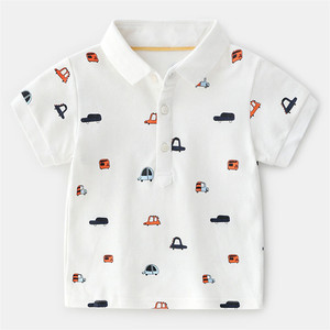 Estate Del Manicotto Del bicchierino Della MAGLIETTA Del Ragazzo, I Bambini di Moda Camicetta di Usura Occidentale di Nuovo Modo di Stile 'S Boy Camicia - Product Image 1