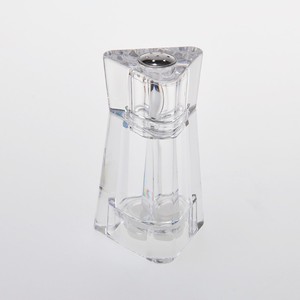 Cocina 4,5 "Acrílico Transparente Triángulo Sal Molinillo Plástico - Product Image 1