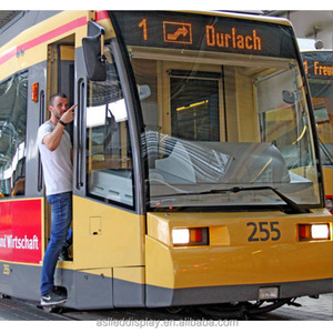 Độ Sáng cao Màu Trắng P5 DẪN Di Chuyển Dấu Nhắn Cho Xe/Bus/Taxi, USB Cập Nhật Thông Tin - Product Image 1