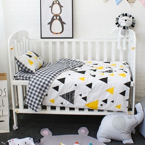Custom Neonato Culla Nursery Boy Ragazza Sonno Letto Copertura Foglio di 3 Pezzi Set Tessuto di Cotone Con Chiusura Lampo <span class=keywords><strong>Per</strong></span> Biancheria Da Letto Del Bambino - Product Image 1