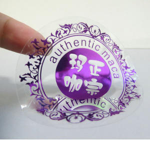 ODM/OEM promosyon özel renkli logo baskılı folyo damgalama pvc etiketler etiket ambalaj günlük kimyasal etiket, kozmetik etiket - Product Image 2