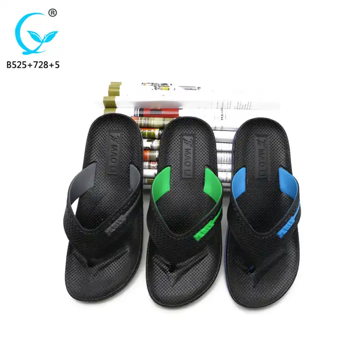 Buy online Black Pvc Slip On Flip Flops from Slippers, Flip Flops & Sliders  for Men by Shoe Island for ₹329 at 67% off | 2024 Limeroad.com